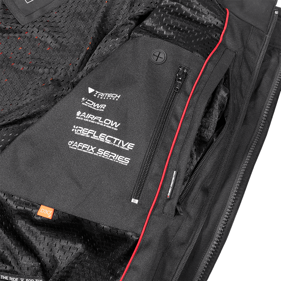 Cranbourne Adventure Tourer Black Jacket | Motorcycle Clothing